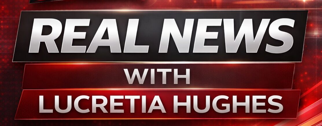 The Real News with Lucretia Hughes Logo